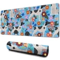 thumbnail image 1 of Long Mouse Pads for Desk,German Shorthaired Pointer Dog and Flower Desk Mats on Top Of Desks, Desk Mouse Pad Extra Large with 3mm Non-Slip Base and Stitched Edge for Gaming,Work,Home 31.5"x11.8", 1 of 5