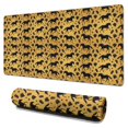thumbnail image 1 of Long Mouse Pads for Desk,Golden Black Horse and Diamond Pattern Desk Mats on Top Of Desks, Desk Mouse Pad Extra Large with 3mm Non-Slip Base and Stitched Edge for Gaming,Office,Work,Home 31.5"x15.7", 1 of 6