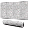 thumbnail image 1 of Long Mouse Pads for Desk,Gray Christmas Snowman Pattern Desk Mats on Top Of Desks, Desk Mouse Pad Extra Large with 3mm Non-Slip Base and Stitched Edge for Gaming,Office,Work,Home 47.3x23.6in, 1 of 5