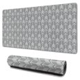 thumbnail image 1 of Long Mouse Pads for Desk,Gray Geometric Arrow Pattern Desk Mats on Top Of Desks, Desk Mouse Pad Extra Large with 3mm Non-Slip Base and Stitched Edge for Gaming,Office,Work,Home 31.5"x15.7", 1 of 6