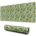 thumbnail image 1 of Long Mouse Pads for Desk,Green Bigfoot and Tree Pattern Desk Mats on Top Of Desks, Desk Mouse Pad Extra Large with 3mm Non-Slip Base and Stitched Edge for Gaming,Office,Work,Home 31.5"x11.8", 1 of 6