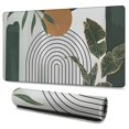 thumbnail image 1 of Long Mouse Pads for Desk,Green Boho Geometric and Plant (4) Desk Mats on Top Of Desks, Desk Mouse Pad Extra Large with 3mm Non-Slip Base and Stitched Edge for Gaming,Work,Home 47.3"x23.6", 1 of 5