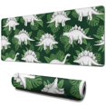 thumbnail image 1 of Long Mouse Pads for Desk,Green Cartoon Dinosaurs Leaves Pattern Desk Mats on Top Of Desks, Desk Mouse Pad Extra Large with 3mm Non-Slip Base and Stitched Edge for Gaming,Office,Work,Home 31.5"x11.8", 1 of 6