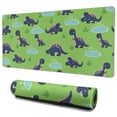 thumbnail image 1 of Long Mouse Pads for Desk,Green Cartoon Dinosaurs Ponds Pattern Desk Mats on Top Of Desks, Desk Mouse Pad Extra Large with 3mm Non-Slip Base and Stitched Edge for Gaming,Office,Work,Home 35.4"x15.7", 1 of 6