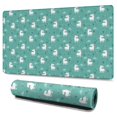 thumbnail image 1 of Long Mouse Pads for Desk,Green Cartoon Unicorn Pattern Desk Mats on Top Of Desks, Desk Mouse Pad Extra Large with 3mm Non-Slip Base and Stitched Edge for Gaming,Office,Work,Home 47.3"x23.6", 1 of 6