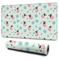 thumbnail image 1 of Long Mouse Pads for Desk,Green Cow Coffee Pattern Desk Mats on Top Of Desks, Desk Mouse Pad Extra Large with 3mm Non-Slip Base and Stitched Edge for Gaming,Office,Work,Home 47.3"x23.6", 1 of 6