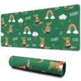 thumbnail image 1 of Long Mouse Pads for Desk,Green Crocodile Rainbow Pattern Desk Mats on Top Of Desks, Desk Mouse Pad Extra Large with 3mm Non-Slip Base and Stitched Edge for Gaming,Office,Work,Home 31.5"x11.8", 1 of 6