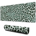 thumbnail image 1 of Long Mouse Pads for Desk,Green and Dark Green Giraffe Pattern Desk Mats on Top Of Desks, Desk Mouse Pad Extra Large with 3mm Non-Slip Base and Stitched Edge for Gaming,Office,Work,Home 31.5"x11.8", 1 of 6
