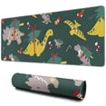 thumbnail image 1 of Long Mouse Pads for Desk,Green Dinosaurs ChristmasTrees Socks Desk Mats on Top Of Desks, Desk Mouse Pad Extra Large with 3mm Non-Slip Base and Stitched Edge for Gaming,Work,Home 31.5"x11.8", 1 of 5
