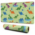 thumbnail image 1 of Long Mouse Pads for Desk,Green Dinosaurs Ponds Pattern Desk Mats on Top Of Desks, Desk Mouse Pad Extra Large with 3mm Non-Slip Base and Stitched Edge for Gaming,Office,Work,Home 47.3"x23.6", 1 of 6
