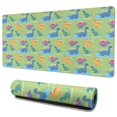 thumbnail image 1 of Long Mouse Pads for Desk,Green Dinosaurs Ponds Pattern Desk Mats on Top Of Desks, Desk Mouse Pad Extra Large with 3mm Non-Slip Base and Stitched Edge for Gaming,Office,Work,Home 35.4"x15.7", 1 of 6