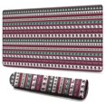 thumbnail image 1 of Long Mouse Pads for Desk,Green and Red Christmas Pattern Desk Mats on Top Of Desks, Desk Mouse Pad Extra Large with 3mm Non-Slip Base and Stitched Edge for Gaming,Office,Work,Home 47.3x23.6in, 1 of 5