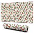 thumbnail image 1 of Long Mouse Pads for Desk,Green and Red Christmas Pattern Desk Mats on Top Of Desks, Desk Mouse Pad Extra Large with 3mm Non-Slip Base and Stitched Edge for Gaming,Office,Work,Home 47.3x23.6in, 1 of 5