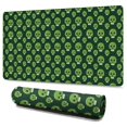 thumbnail image 1 of Long Mouse Pads for Desk,Green Skull Pattern Desk Mats on Top Of Desks, Desk Mouse Pad Extra Large with 3mm Non-Slip Base and Stitched Edge for Gaming,Office,Work,Home 47.3"x23.6", 1 of 6