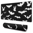 thumbnail image 1 of Long Mouse Pads for Desk,Halloween Bat Silhouettes Desk Mats on Top Of Desks, Desk Mouse Pad Extra Large with 3mm Non-Slip Base and Stitched Edge for Gaming,Office,Work,Home 31.5"x15.7", 1 of 6