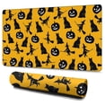 thumbnail image 1 of Long Mouse Pads for Desk,Halloween Black Cats Witches and Pumpkins Desk Mats on Top Of Desks, Desk Mouse Pad Extra Large with 3mm Non-Slip Base and Stitched Edge for Gaming,Work,Home 47.3"x23.6", 1 of 5