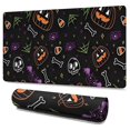 thumbnail image 1 of Long Mouse Pads for Desk,Halloween Colorful Spooky Elements Desk Mats on Top Of Desks, Desk Mouse Pad Extra Large with 3mm Non-Slip Base and Stitched Edge for Gaming,Office,Work,Home 47.3"x23.6", 1 of 6