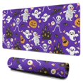 thumbnail image 1 of Long Mouse Pads for Desk,Halloween Cute Ghosts and Skeletons Desk Mats on Top Of Desks, Desk Mouse Pad Extra Large with 3mm Non-Slip Base and Stitched Edge for Gaming,Office,Work,Home 31.5"x15.7", 1 of 6