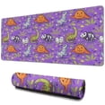 thumbnail image 1 of Long Mouse Pads for Desk,Halloween Dinosaur Themed Pattern Desk Mats on Top Of Desks, Desk Mouse Pad Extra Large with 3mm Non-Slip Base and Stitched Edge for Gaming,Office,Work,Home 31.5"x11.8", 1 of 6