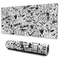 thumbnail image 1 of Long Mouse Pads for Desk,Halloween Doodle Pattern Desk Mats on Top Of Desks, Desk Mouse Pad Extra Large with 3mm Non-Slip Base and Stitched Edge for Gaming,Office,Work,Home 35.4"x15.7", 1 of 6