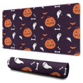 thumbnail image 1 of Long Mouse Pads for Desk,Halloween Elements Pattern Desk Mats on Top Of Desks, Desk Mouse Pad Extra Large with 3mm Non-Slip Base and Stitched Edge for Gaming,Office,Work,Home 31.5"x15.7", 1 of 6