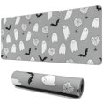 thumbnail image 1 of Long Mouse Pads for Desk,Halloween Ghost Pattern Desk Mats on Top Of Desks, Desk Mouse Pad Extra Large with 3mm Non-Slip Base and Stitched Edge for Gaming,Office,Work,Home 31.5"x11.8", 1 of 6