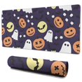 thumbnail image 1 of Long Mouse Pads for Desk,Halloween Ghost & Pumpkin Pattern Desk Mats on Top Of Desks, Desk Mouse Pad Extra Large with 3mm Non-Slip Base and Stitched Edge for Gaming,Office,Work,Home 35.4"x15.7", 1 of 6