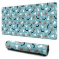 thumbnail image 1 of Long Mouse Pads for Desk,Halloween Ghosts Bats and Pumpkins Desk Mats on Top Of Desks, Desk Mouse Pad Extra Large with 3mm Non-Slip Base and Stitched Edge for Gaming,Office,Work,Home 31.5"x15.7", 1 of 6