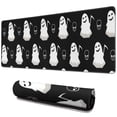 thumbnail image 1 of Long Mouse Pads for Desk,Halloween Ghosts and Skulls Desk Mats on Top Of Desks, Desk Mouse Pad Extra Large with 3mm Non-Slip Base and Stitched Edge for Gaming,Office,Work,Home 31.5"x11.8", 1 of 6