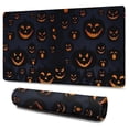 thumbnail image 1 of Long Mouse Pads for Desk,Halloween Glowing Pumpkins Pattern Desk Mats on Top Of Desks, Desk Mouse Pad Extra Large with 3mm Non-Slip Base and Stitched Edge for Gaming,Office,Work,Home 47.3x23.6in, 1 of 5