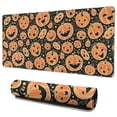 thumbnail image 1 of Long Mouse Pads for Desk,Halloween Jack Lanterns Galore Pattern Desk Mats on Top Of Desks, Desk Mouse Pad Extra Large with 3mm Non-Slip Base and Stitched Edge for Gaming,Office,Work,Home 35.4x15.7in, 1 of 5