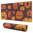 thumbnail image 1 of Long Mouse Pads for Desk,Halloween Jack Lanterns Variety Pattern Desk Mats on Top Of Desks, Desk Mouse Pad Extra Large with 3mm Non-Slip Base and Stitched Edge for Gaming,Office,Work,Home 31.5x15.7in, 1 of 5