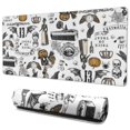 thumbnail image 1 of Long Mouse Pads for Desk,Halloween Pattern Desk Mats on Top Of Desks, Desk Mouse Pad Extra Large with 3mm Non-Slip Base and Stitched Edge for Gaming,Office,Work,Home 35.4x15.7in, 1 of 5