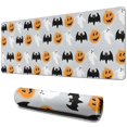 thumbnail image 1 of Long Mouse Pads for Desk,Halloween Pumpkin Ghost Bat Pattern Desk Mats on Top Of Desks, Desk Mouse Pad Extra Large with 3mm Non-Slip Base and Stitched Edge for Gaming,Office,Work,Home 31.5x11.8in, 1 of 5