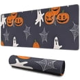 thumbnail image 1 of Long Mouse Pads for Desk,Halloween Pumpkin Ghost Pattern Desk Mats on Top Of Desks, Desk Mouse Pad Extra Large with 3mm Non-Slip Base and Stitched Edge for Gaming,Office,Work,Home 31.5x11.8in, 1 of 5