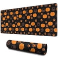 thumbnail image 1 of Long Mouse Pads for Desk,Halloween Pumpkin Paw Pattern Desk Mats on Top Of Desks, Desk Mouse Pad Extra Large with 3mm Non-Slip Base and Stitched Edge for Gaming,Office,Work,Home 31.5x11.8in, 1 of 5