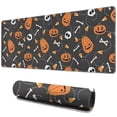 thumbnail image 1 of Long Mouse Pads for Desk,Halloween Pumpkin Skull Pattern Desk Mats on Top Of Desks, Desk Mouse Pad Extra Large with 3mm Non-Slip Base and Stitched Edge for Gaming,Office,Work,Home 31.5x11.8in, 1 of 5