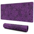 thumbnail image 1 of Long Mouse Pads for Desk,Halloween Purple Spider Web Pattern Desk Mats on Top Of Desks, Desk Mouse Pad Extra Large with 3mm Non-Slip Base and Stitched Edge for Gaming,Office,Work,Home 35.4x15.7in, 1 of 5