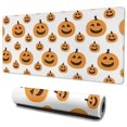 thumbnail image 1 of Long Mouse Pads for Desk,Halloween Simple Pumpkin Pattern Desk Mats on Top Of Desks, Desk Mouse Pad Extra Large with 3mm Non-Slip Base and Stitched Edge for Gaming,Office,Work,Home 35.4x15.7in, 1 of 5
