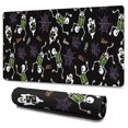 thumbnail image 1 of Long Mouse Pads for Desk,Halloween Skeleton Ghost Pattern Desk Mats on Top Of Desks, Desk Mouse Pad Extra Large with 3mm Non-Slip Base and Stitched Edge for Gaming,Office,Work,Home 47.3x23.6in, 1 of 5