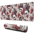 thumbnail image 1 of Long Mouse Pads for Desk,Halloween Skulls Ravens and Roses Desk Mats on Top Of Desks, Desk Mouse Pad Extra Large with 3mm Non-Slip Base and Stitched Edge for Gaming,Office,Work,Home 31.5x11.8in, 1 of 5