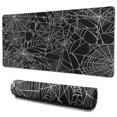 thumbnail image 1 of Long Mouse Pads for Desk,Halloween Spider Web Pattern Desk Mats on Top Of Desks, Desk Mouse Pad Extra Large with 3mm Non-Slip Base and Stitched Edge for Gaming,Office,Work,Home 35.4x15.7in, 1 of 5