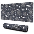 thumbnail image 1 of Long Mouse Pads for Desk,Halloween Spider Webs Bats and Spiders Desk Mats on Top Of Desks, Desk Mouse Pad Extra Large with 3mm Non-Slip Base and Stitched Edge for Gaming,Work,Home 35.4"x15.7", 1 of 5