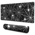 thumbnail image 1 of Long Mouse Pads for Desk,Halloween Spider Webs with Spiders Desk Mats on Top Of Desks, Desk Mouse Pad Extra Large with 3mm Non-Slip Base and Stitched Edge for Gaming,Office,Work,Home 35.4x15.7in, 1 of 5