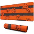 thumbnail image 1 of Long Mouse Pads for Desk,Halloween Striped Pumpkin Pattern Desk Mats on Top Of Desks, Desk Mouse Pad Extra Large with 3mm Non-Slip Base and Stitched Edge for Gaming,Office,Work,Home 31.5x11.8in, 1 of 5
