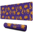 thumbnail image 1 of Long Mouse Pads for Desk,Halloween Witch Hats Bats and Pumpkins Desk Mats on Top Of Desks, Desk Mouse Pad Extra Large with 3mm Non-Slip Base and Stitched Edge for Gaming,Office,Work,Home 31.5x11.8in, 1 of 5