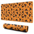thumbnail image 1 of Long Mouse Pads for Desk,Halloween Witches on Brooms Pattern Desk Mats on Top Of Desks, Desk Mouse Pad Extra Large with 3mm Non-Slip Base and Stitched Edge for Gaming,Office,Work,Home 31.5x15.7in, 1 of 5