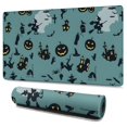 thumbnail image 1 of Long Mouse Pads for Desk,Halloween Witchy Motifs Pattern Desk Mats on Top Of Desks, Desk Mouse Pad Extra Large with 3mm Non-Slip Base and Stitched Edge for Gaming,Office,Work,Home 47.3x23.6in, 1 of 5
