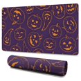 thumbnail image 1 of Long Mouse Pads for Desk,Hand Drawn Halloween Pumpkin Pattern Desk Mats on Top Of Desks, Desk Mouse Pad Extra Large with 3mm Non-Slip Base and Stitched Edge for Gaming,Office,Work,Home 47.3x23.6in, 1 of 5