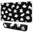 thumbnail image 1 of Long Mouse Pads for Desk,Happy Halloween Ghost Pattern Desk Mats on Top Of Desks, Desk Mouse Pad Extra Large with 3mm Non-Slip Base and Stitched Edge for Gaming,Office,Work,Home 47.3x23.6in, 1 of 5